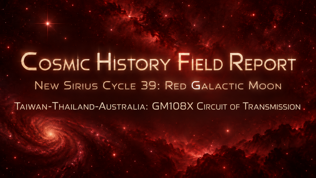 Cosmic History Field Report — New Sirius Cycle 39: Red Galactic Moon